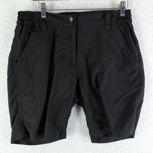 Killtec Shorts Womens 8 Cycling Elastic Waist Zip Pocket Athletic Stretch